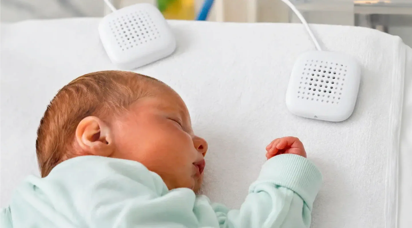 Audio Care feature supporting familiar voices at the bedside